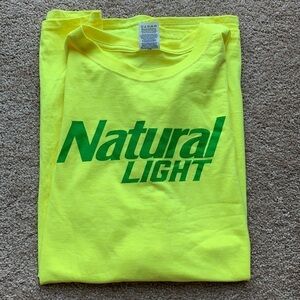 Natural Light tee shirt
